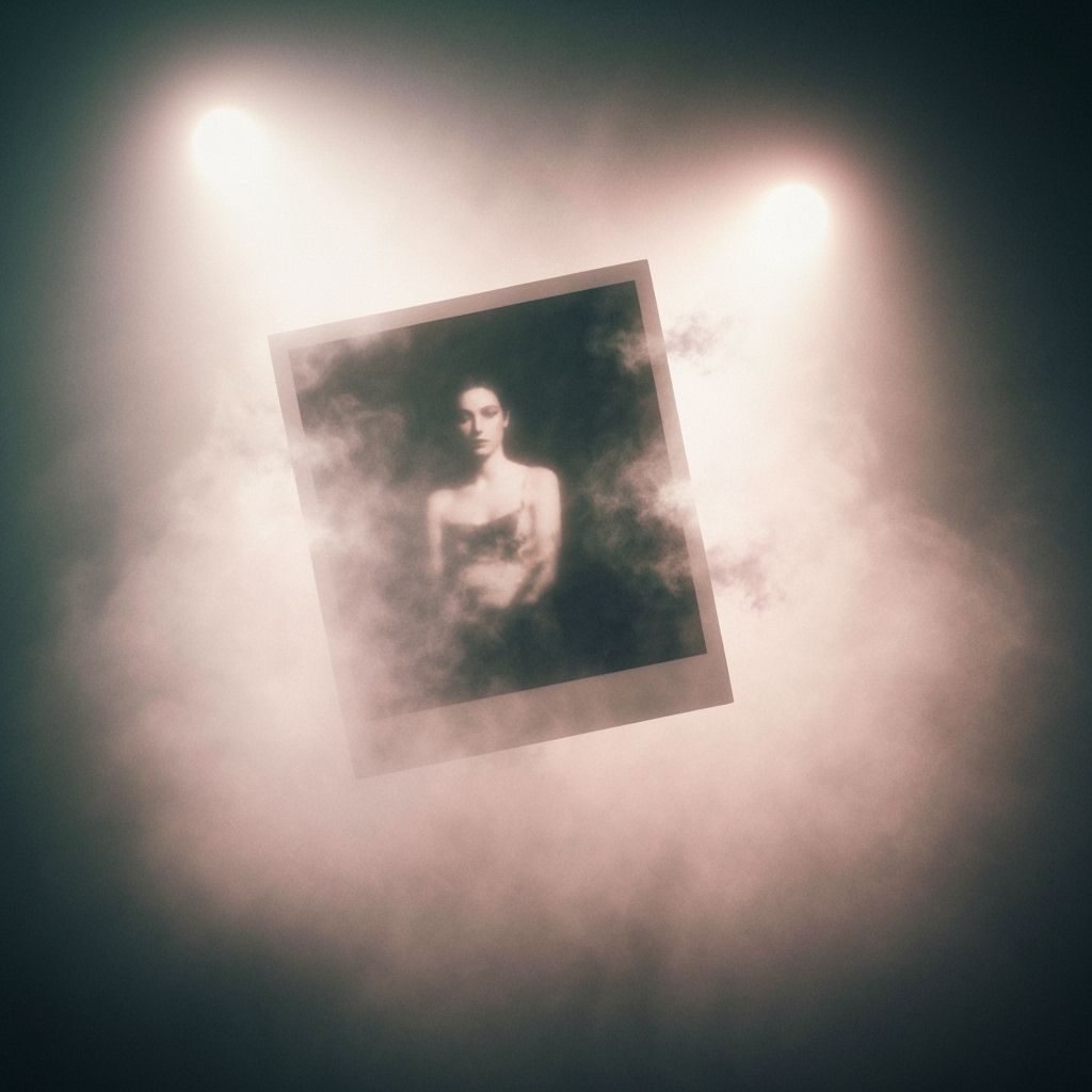 Faded Photograph Dissolving into Mist