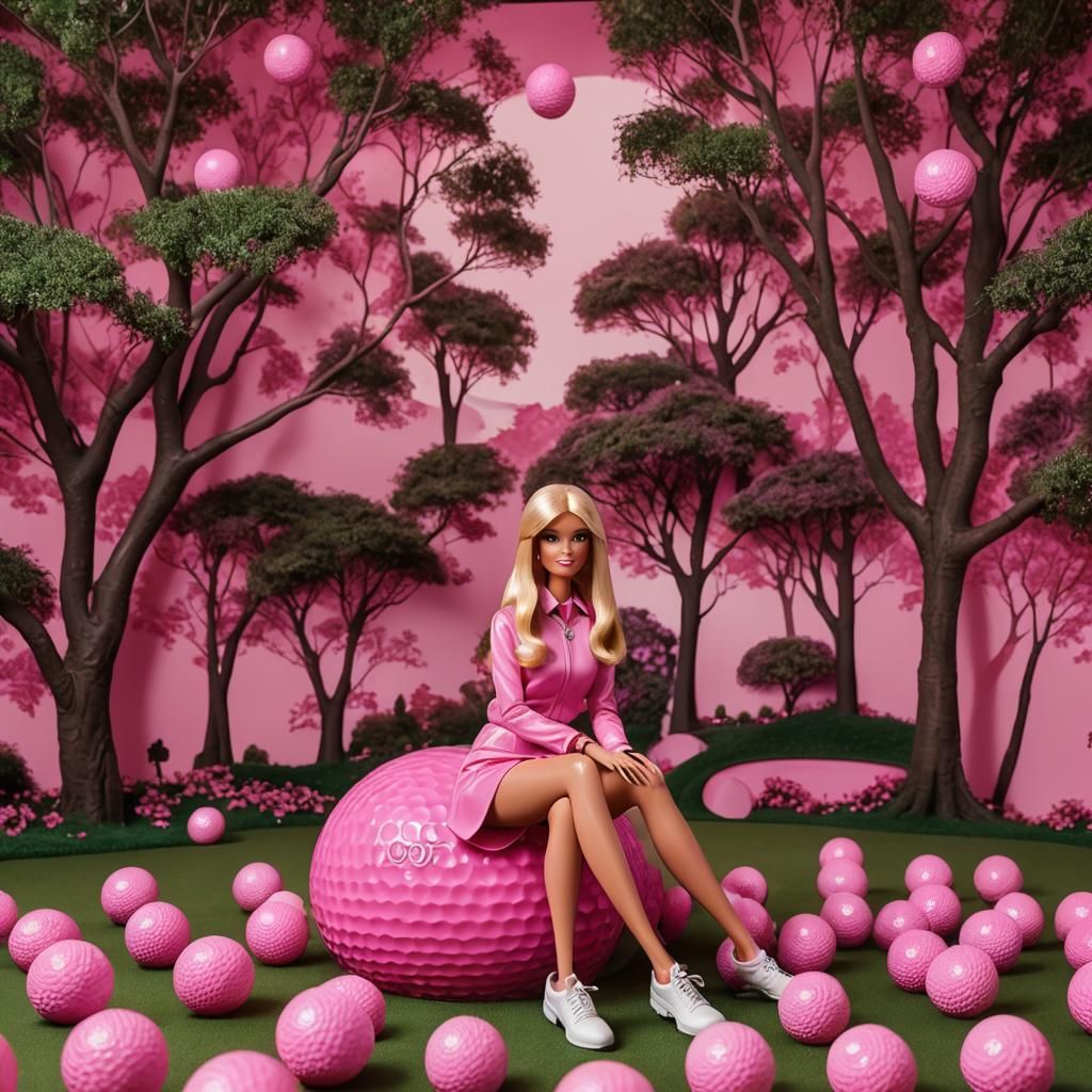 Barbie golf