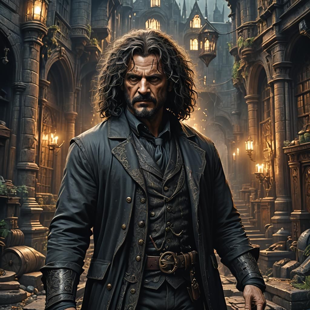 Detailed Matte Painting of Sirius Black