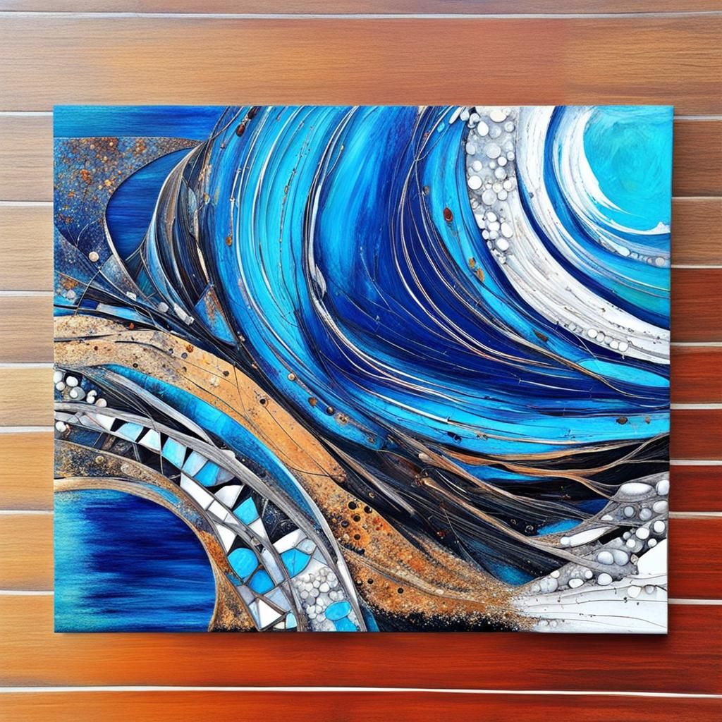 Melisa Revisits Love's Memories in Abstract Art