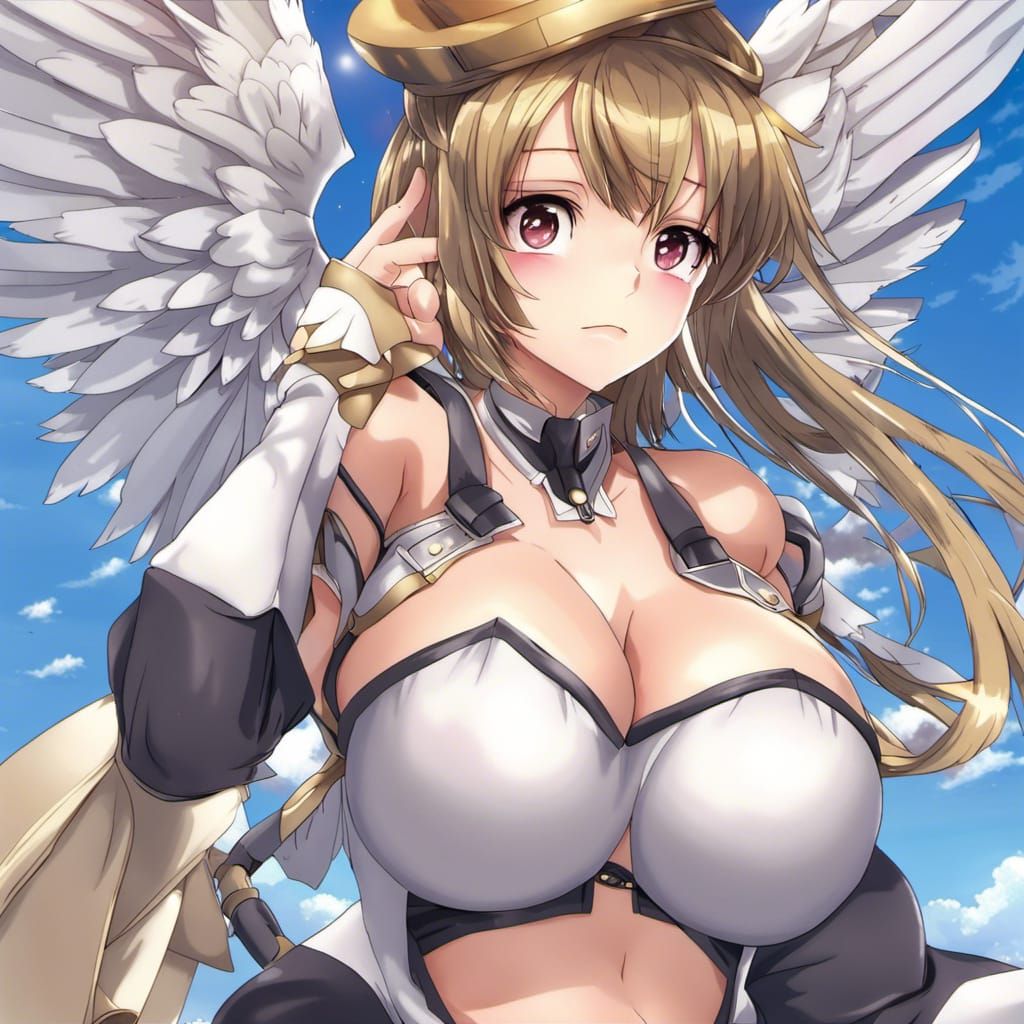 Anime Portrait of a Girl in Manga Style