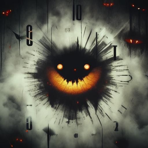 Scared Gizmo at Midnight: Horror Movie Still