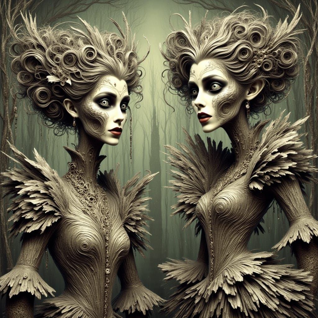 Intense Stare: 3D Cinematic Game Still