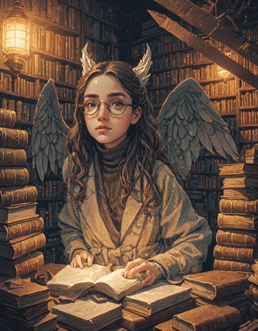 Dark Academia Pixel Art in 1980s Style