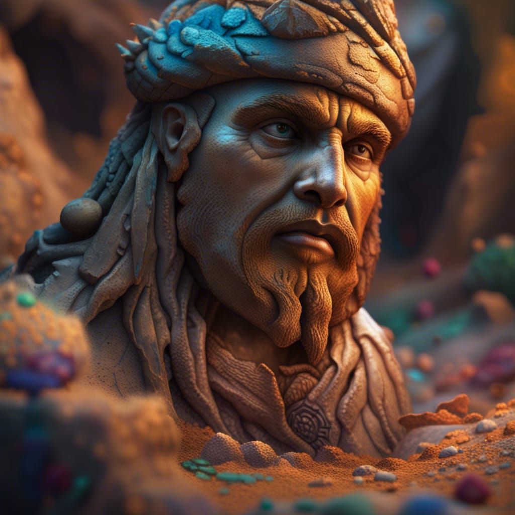 Detailed Archeological Dig Site Concept Art