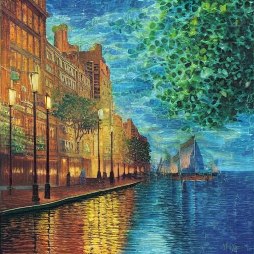 AI Tree Sings in Cosmic Orchestra: Hyperrealist Art