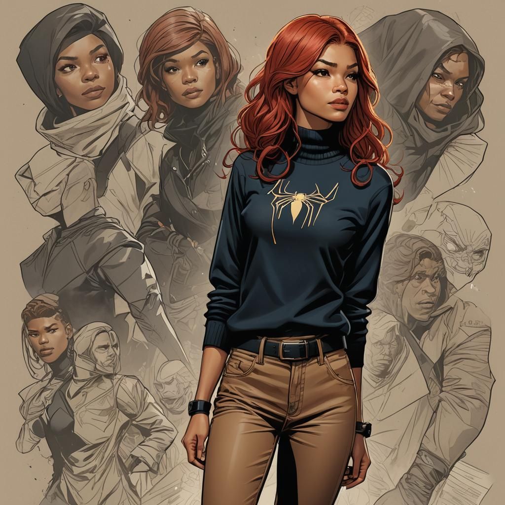 MJ Watson Comic Book Art in John Romatia Style