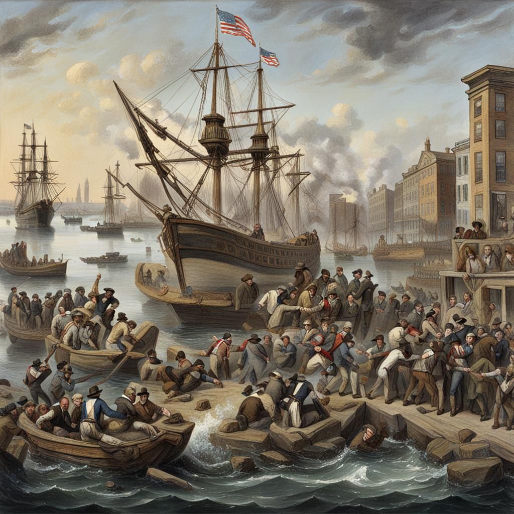 Boston Tea Party: A Visual Interpretation