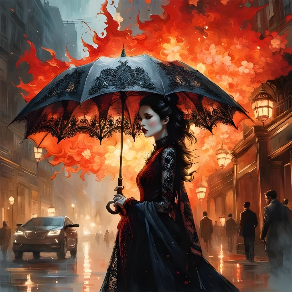 Fireproof umbrella
