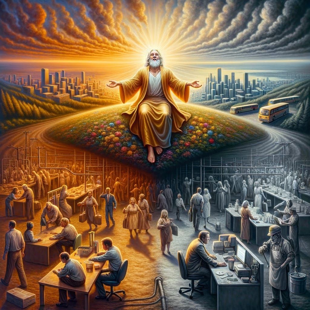 Serenity Above the Mundane in a Realm of Stark Contrast