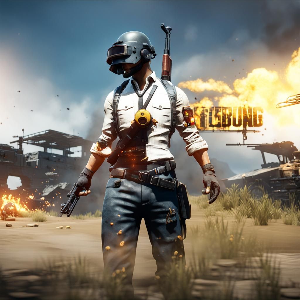 Cinematic 3D Game Scene in 8K Resolution