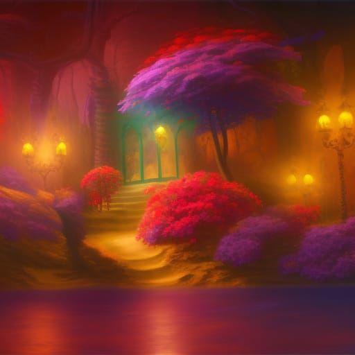 Rumba and Roses: 3D Digital Art in Neo-Impressionism