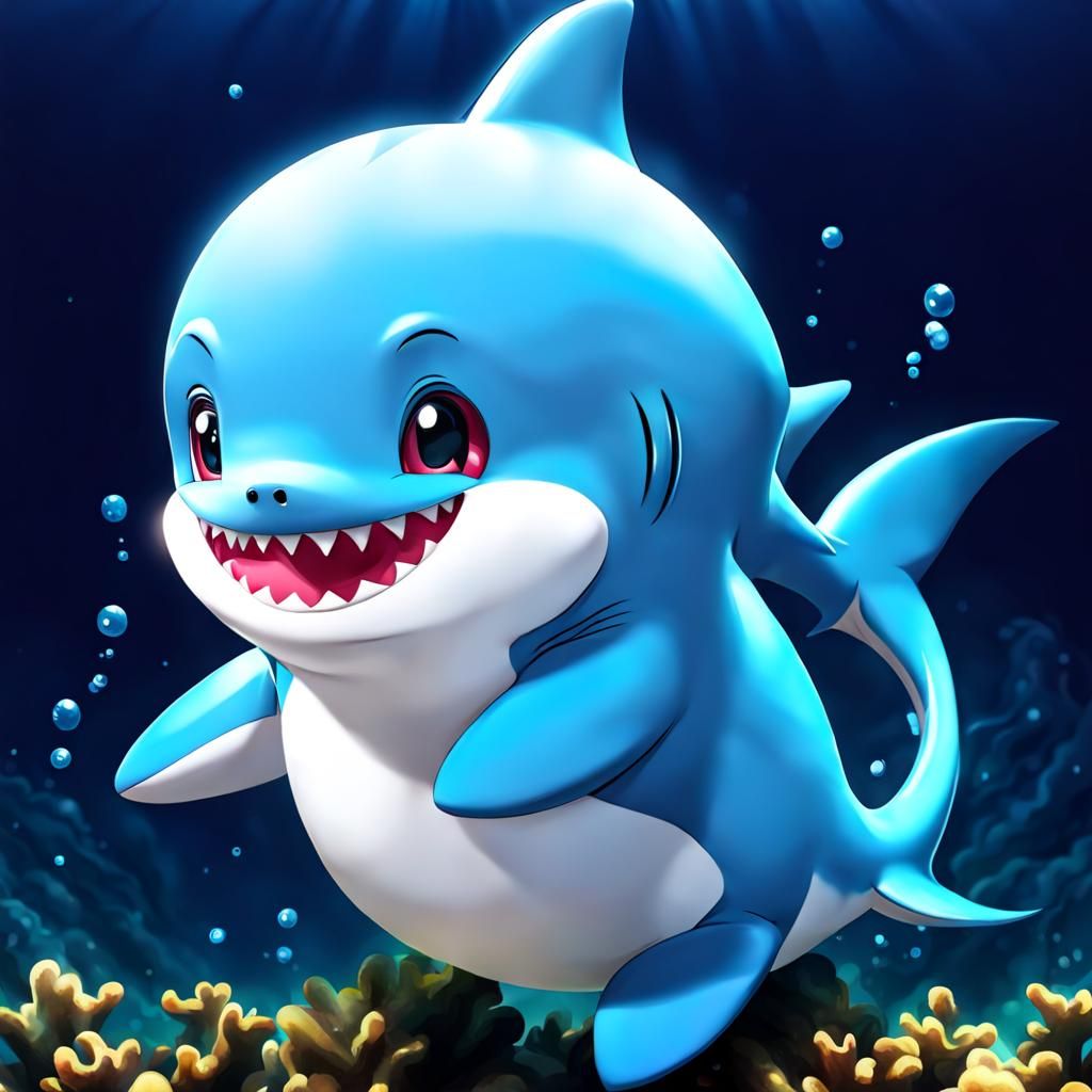Adorable Shark Generated by AI