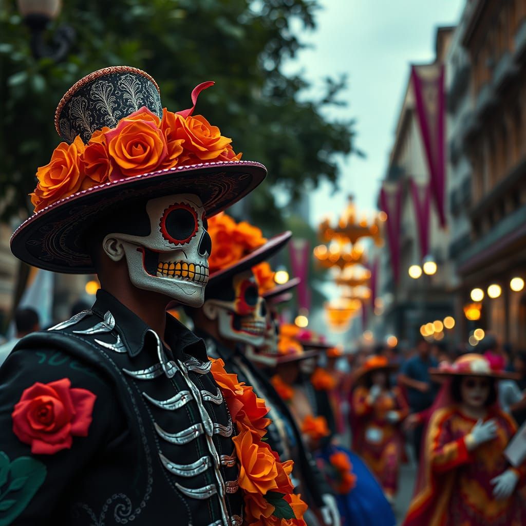 Vibrant Fiesta in Mexico City