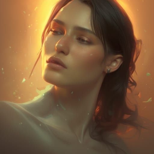 Detailed Portrait in Artstation Style