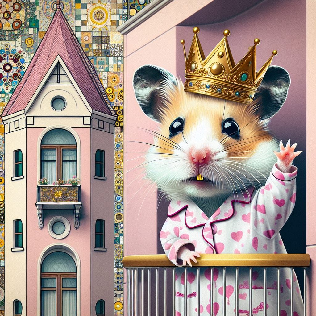 His majesty the hamster! 🐹👑