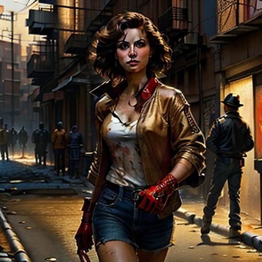 Rocky Balboa Strikes: Vibrant Oil Painting Portrait