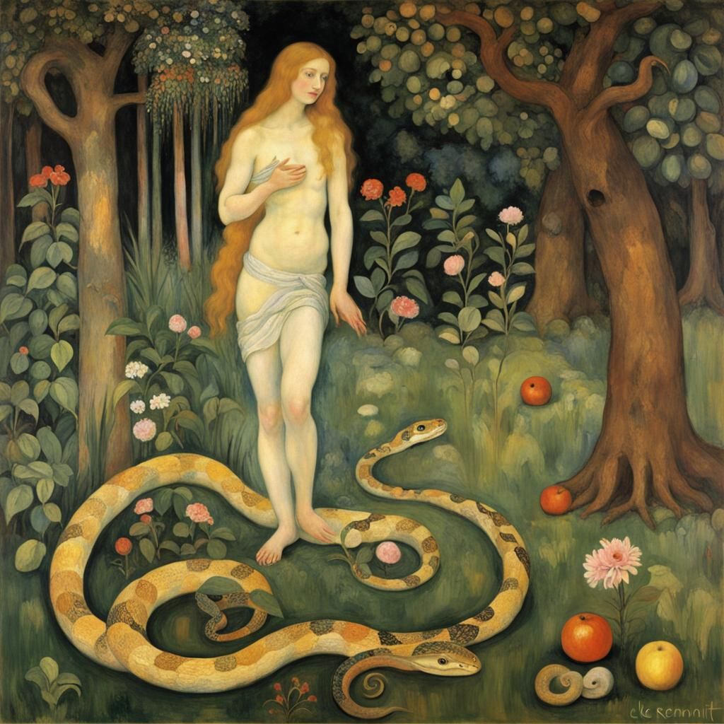 Eden Snakes: Klee, Klimt, and Renaissance Masters