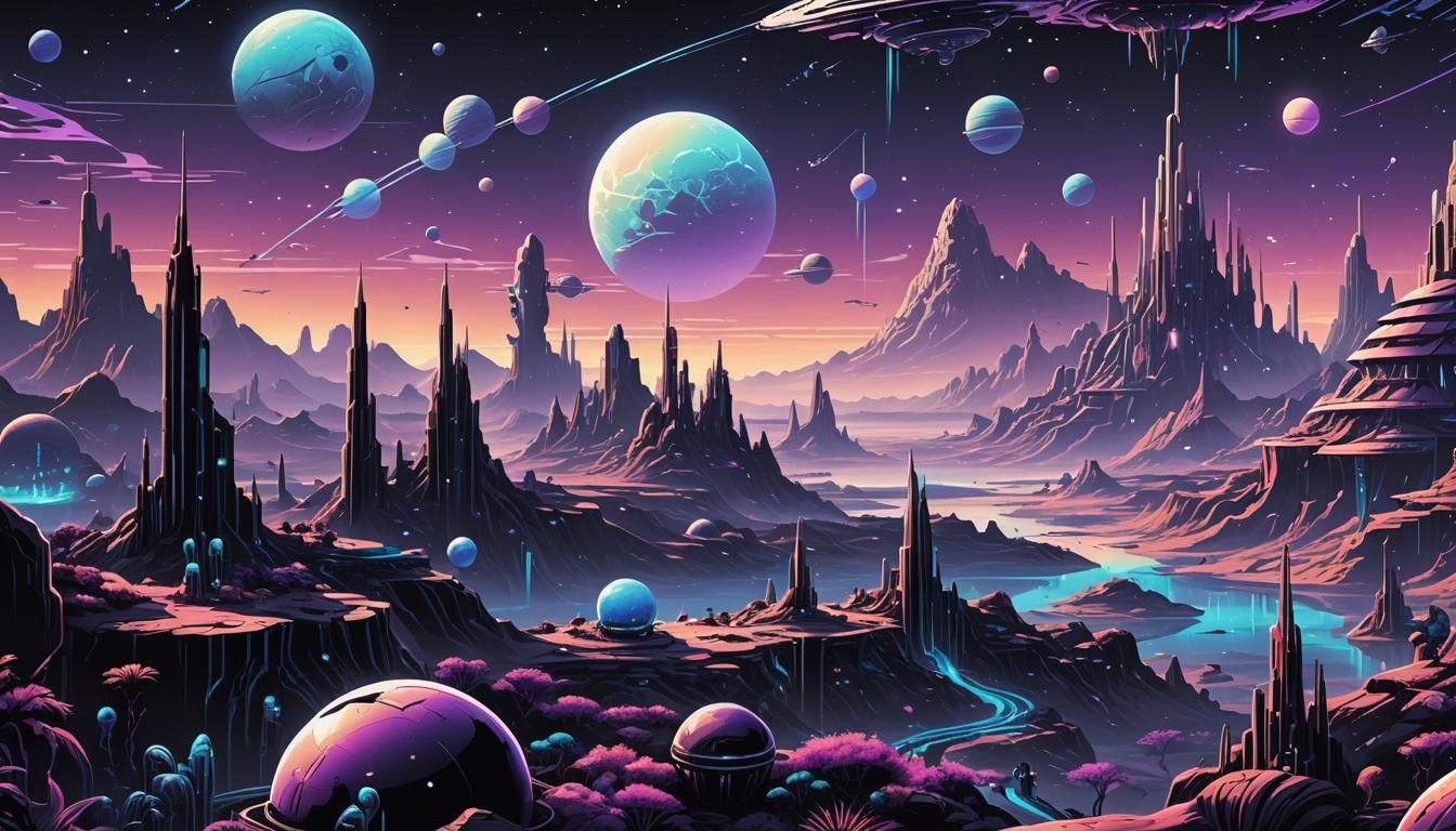 Alien planet