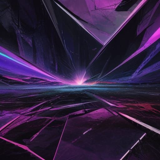 Surreal Portrait of Kivarez in Abstract Expressionism Style