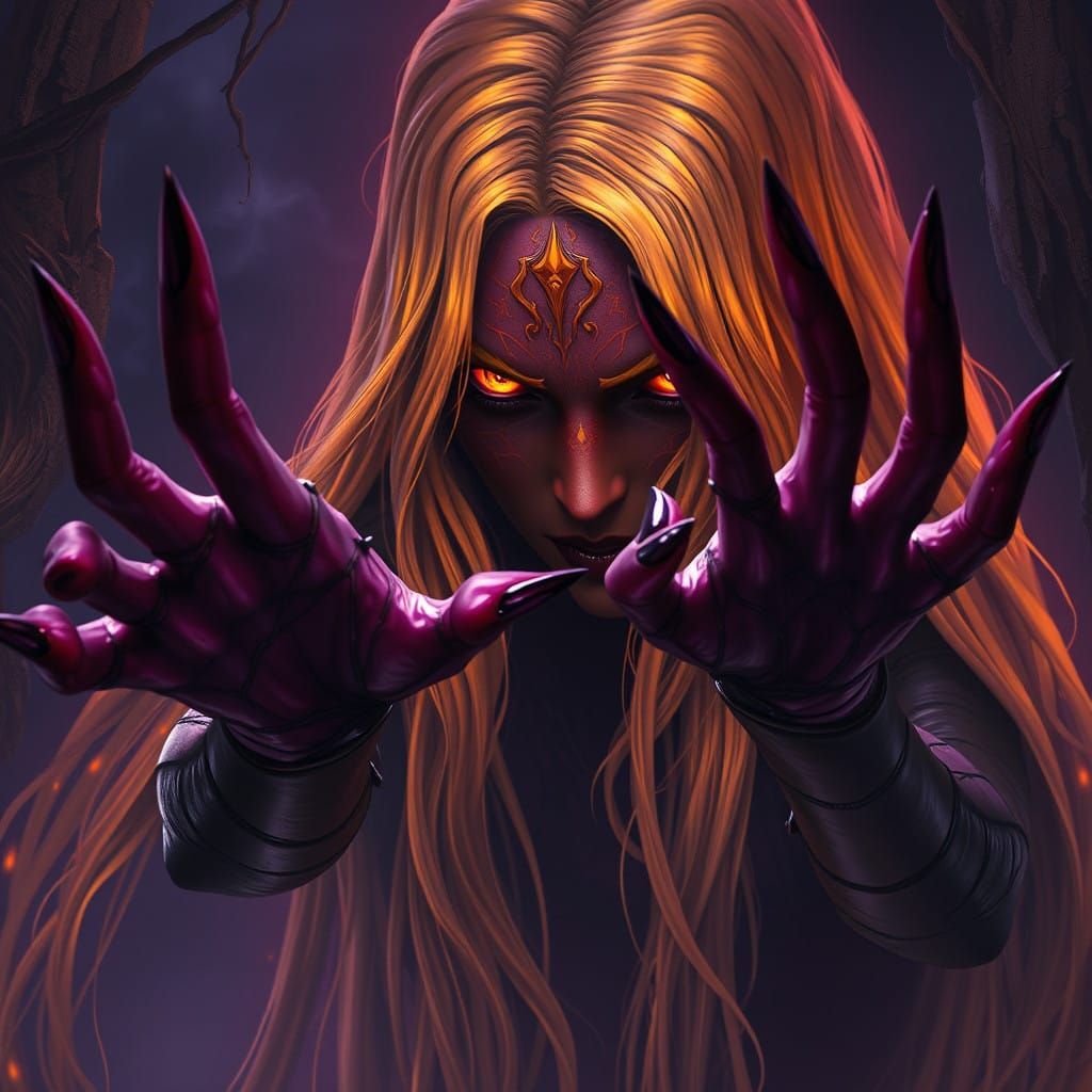 Mystical Goddess Abeloth Emerges from Shadows in Dark Fantas...