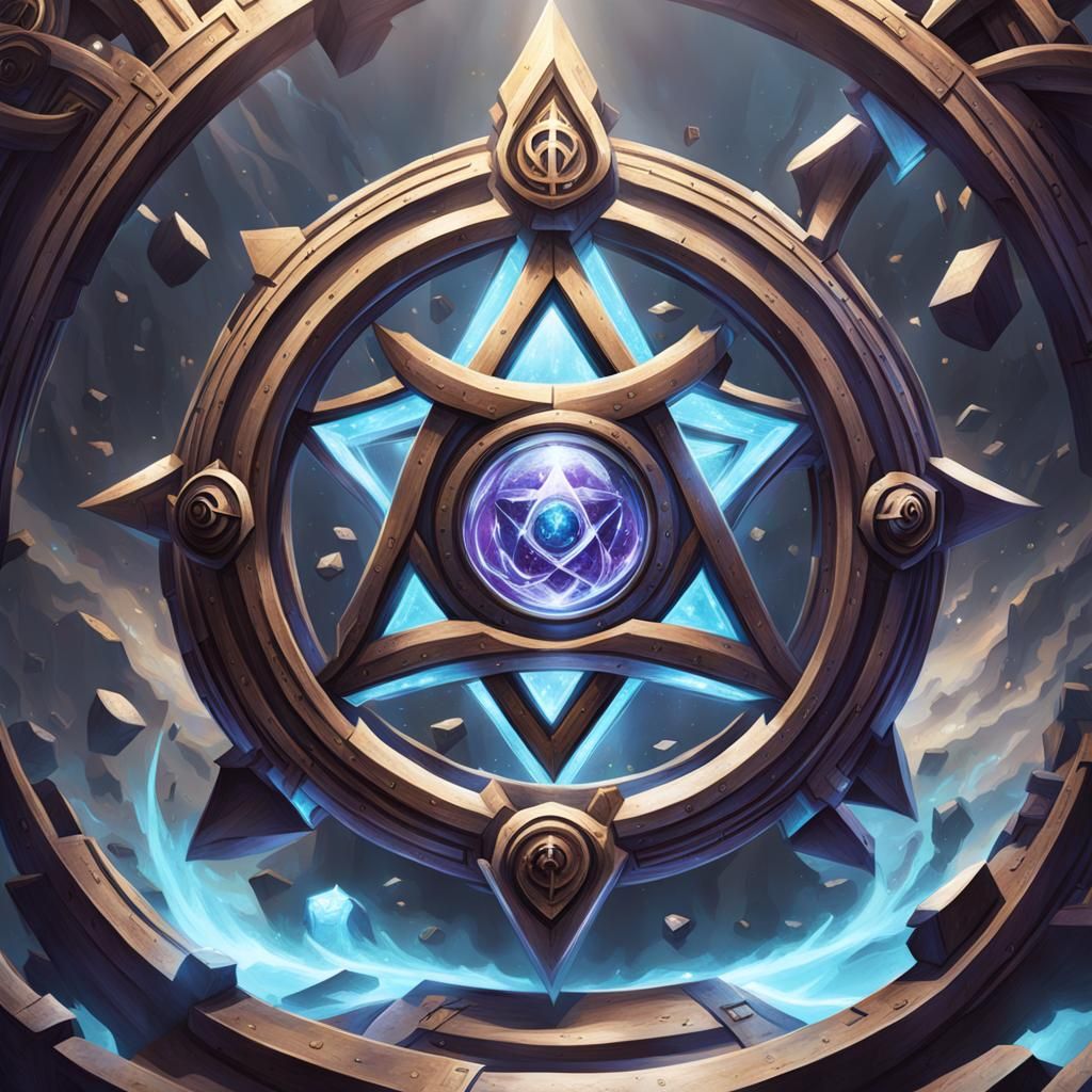 Abstract Arcane Flowing Pattern