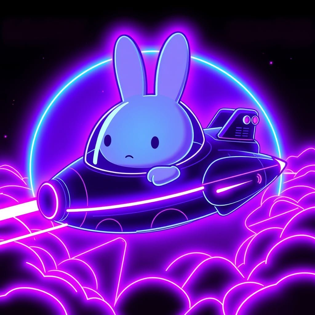 Miffy Bunny Spaceship