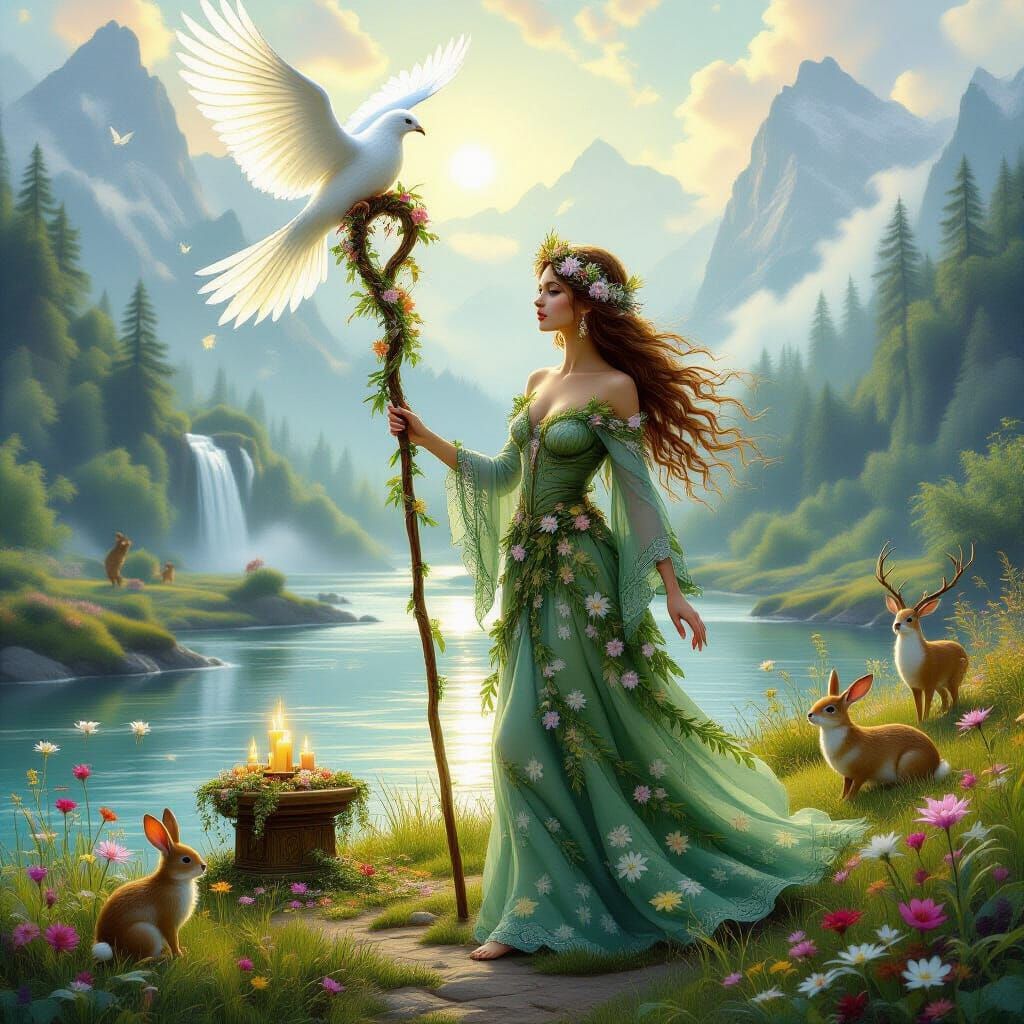 Един сезон като ефирно мистично създание.  В цял ръст да се ...