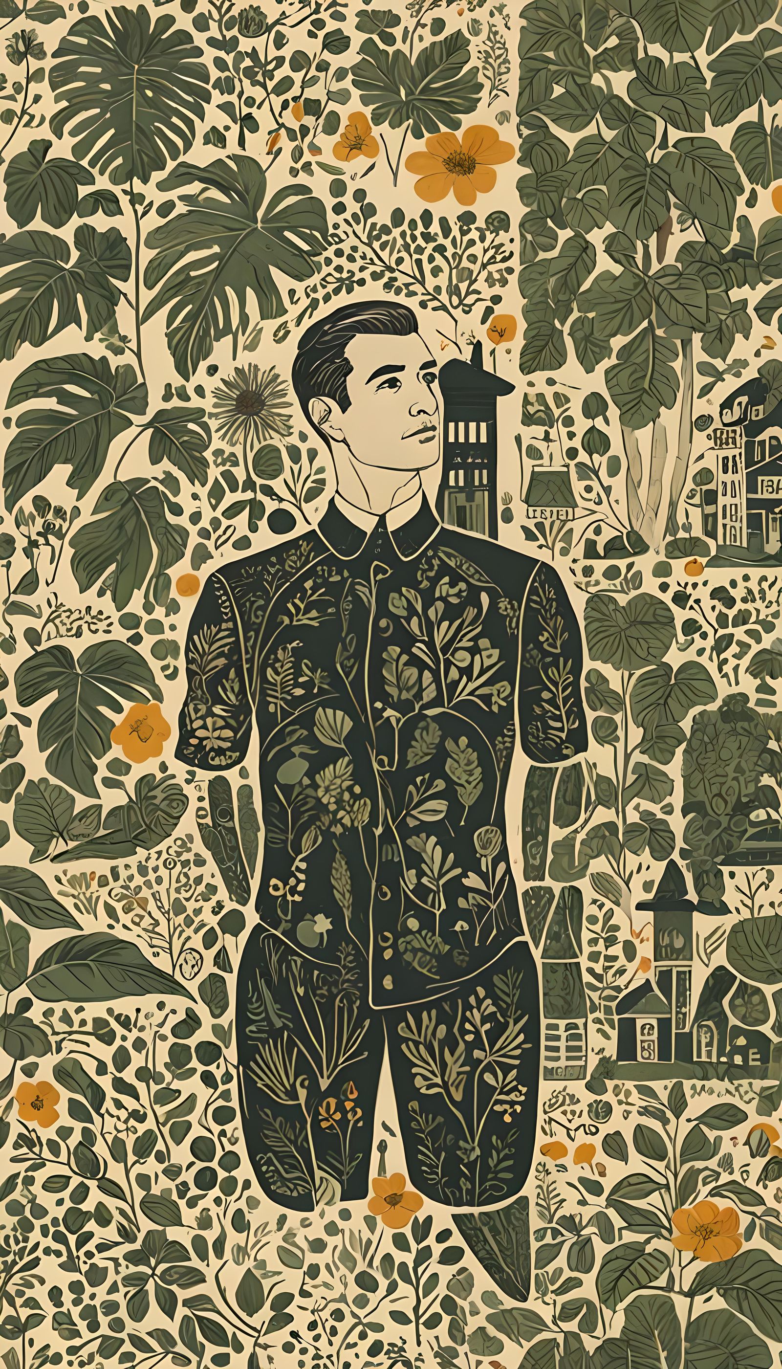 Simple Retro Aesthetic Generated by AI