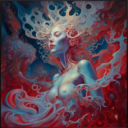 Ethereal Figure Bathed in Light: Redemption