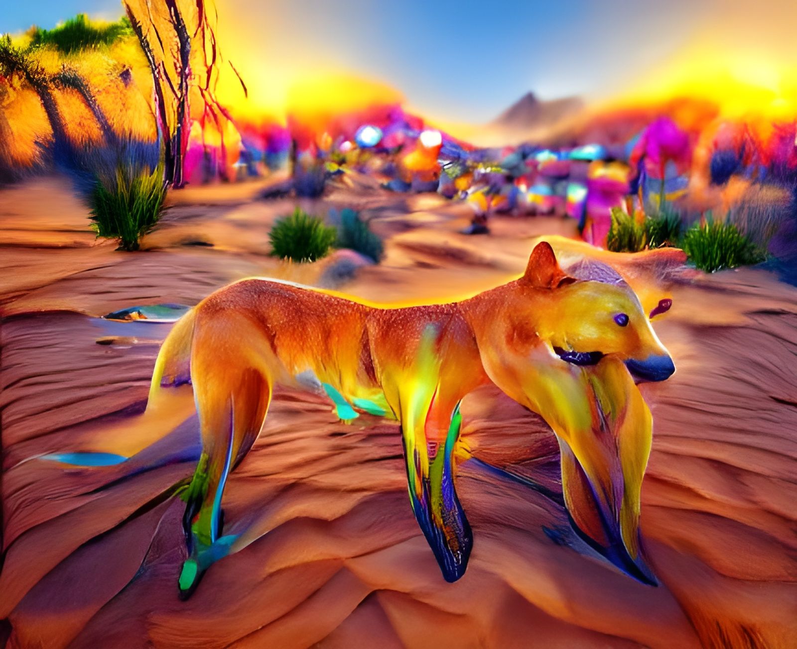 Dingo Portrait: Australian Wild Dog