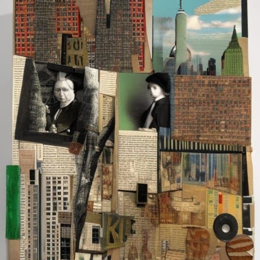 Collage of the Builders of NYC