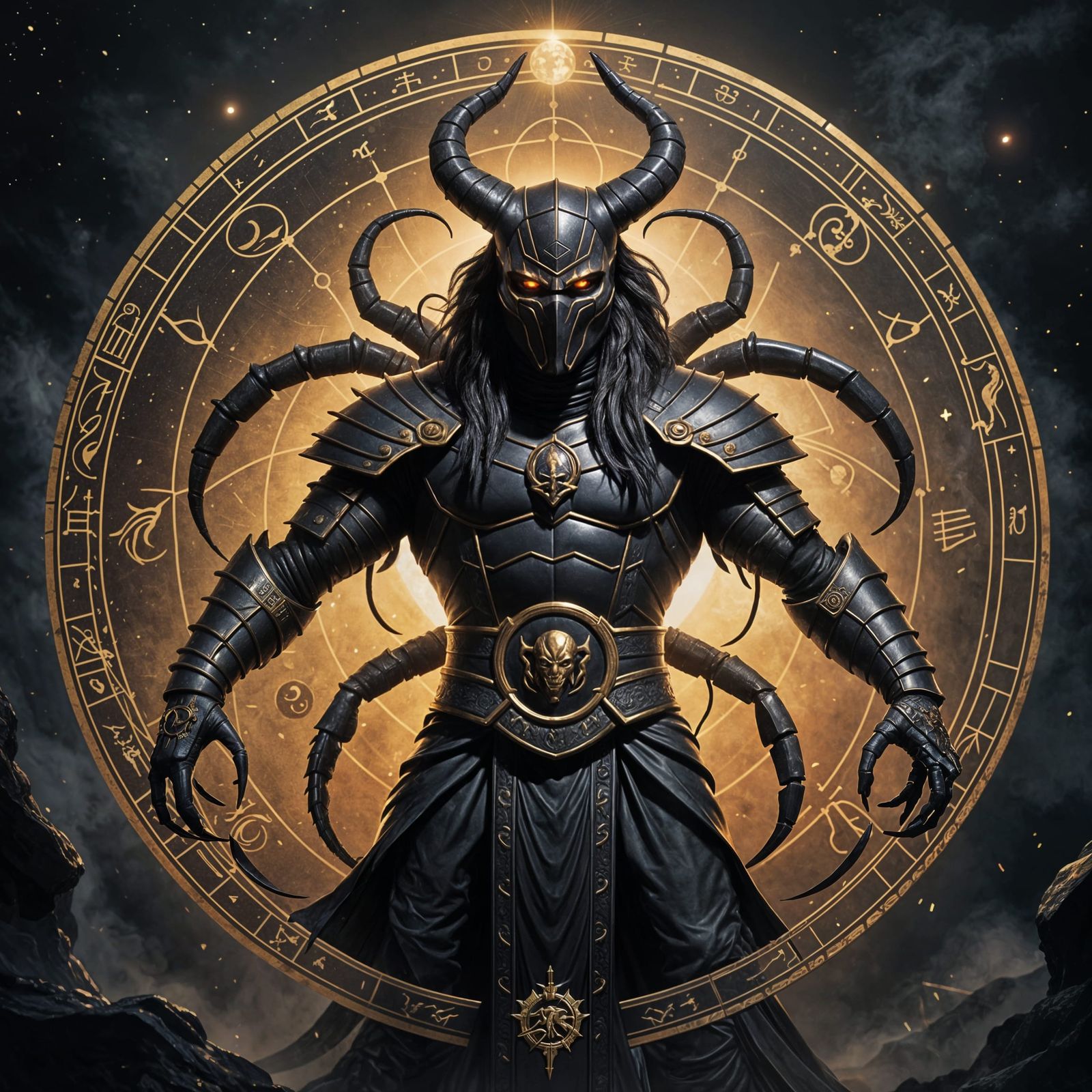 Dark Scorpion Horoscope as a Demi-God