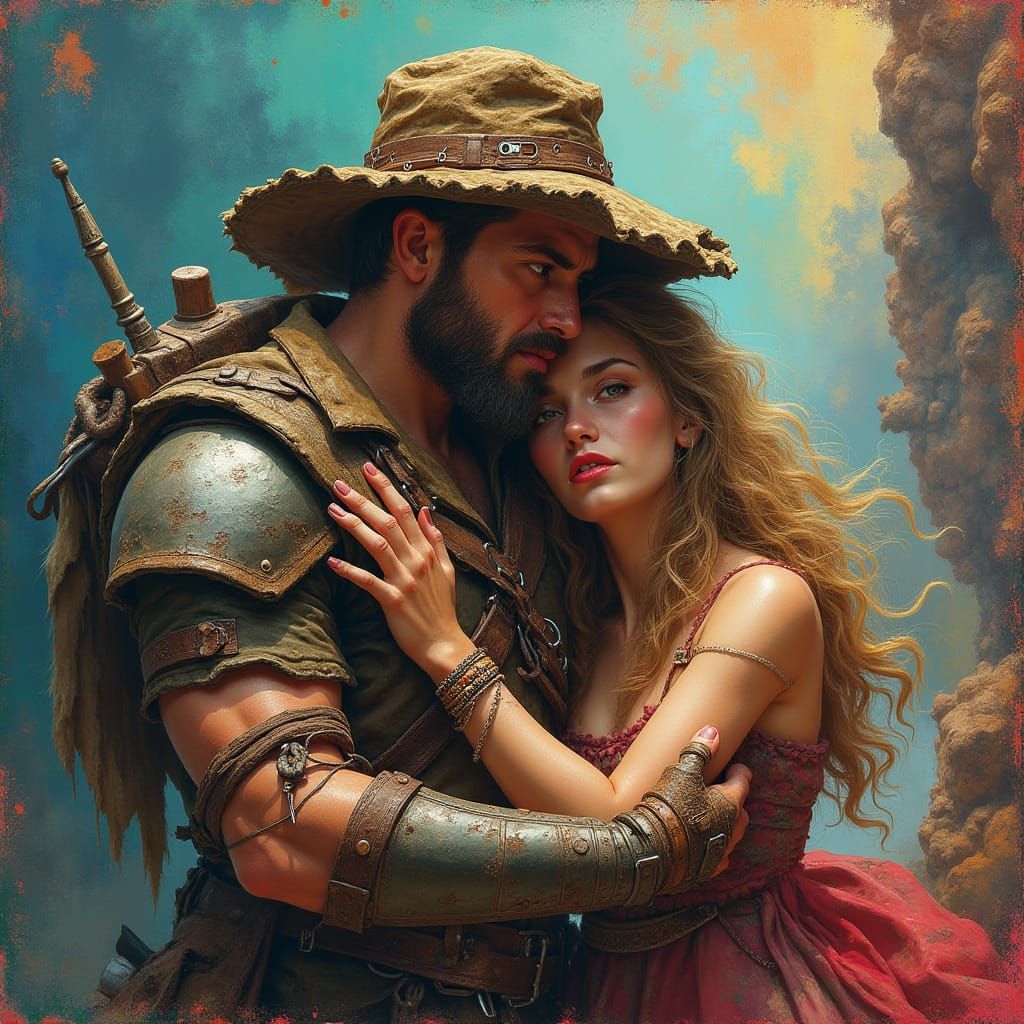 Explorer Rescues Damsel in Surreal Fantasy World