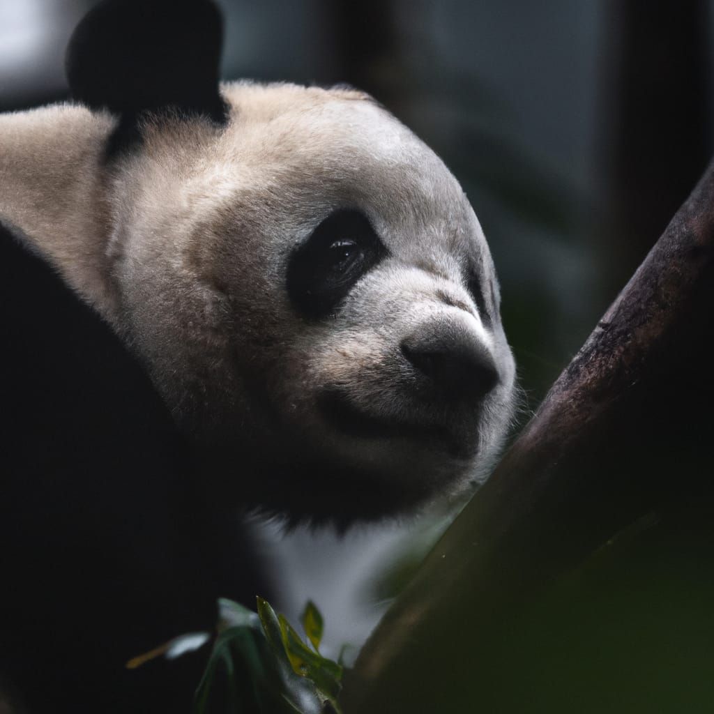 Hyperrealistic Image of a Cute Panda