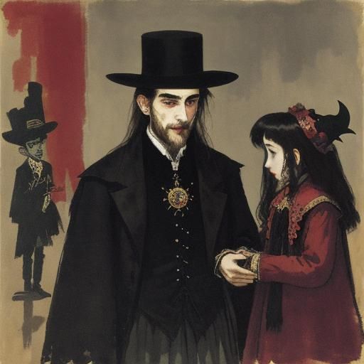 Vampire Gift: Rothko and Korovin Inspired Art