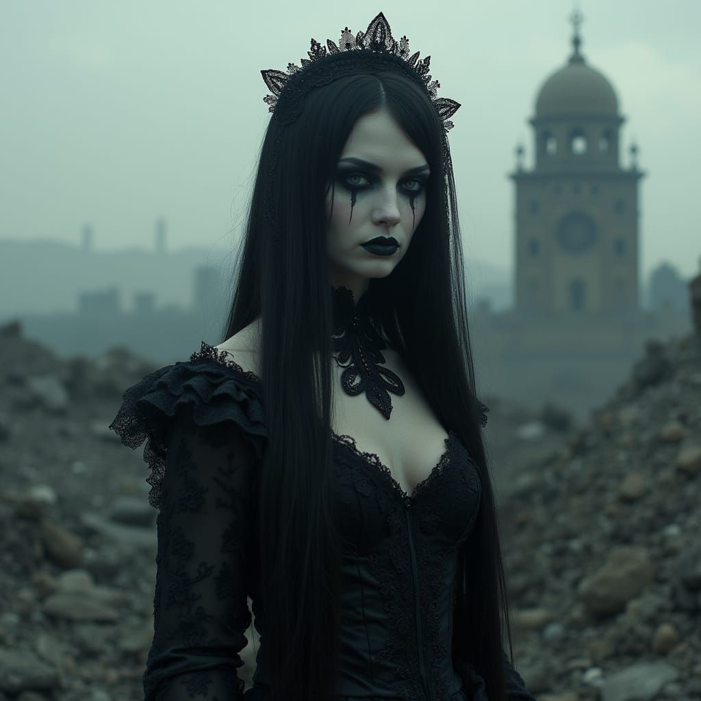 Ethereal Dark Queens of Ashgabat in Victorian Horror