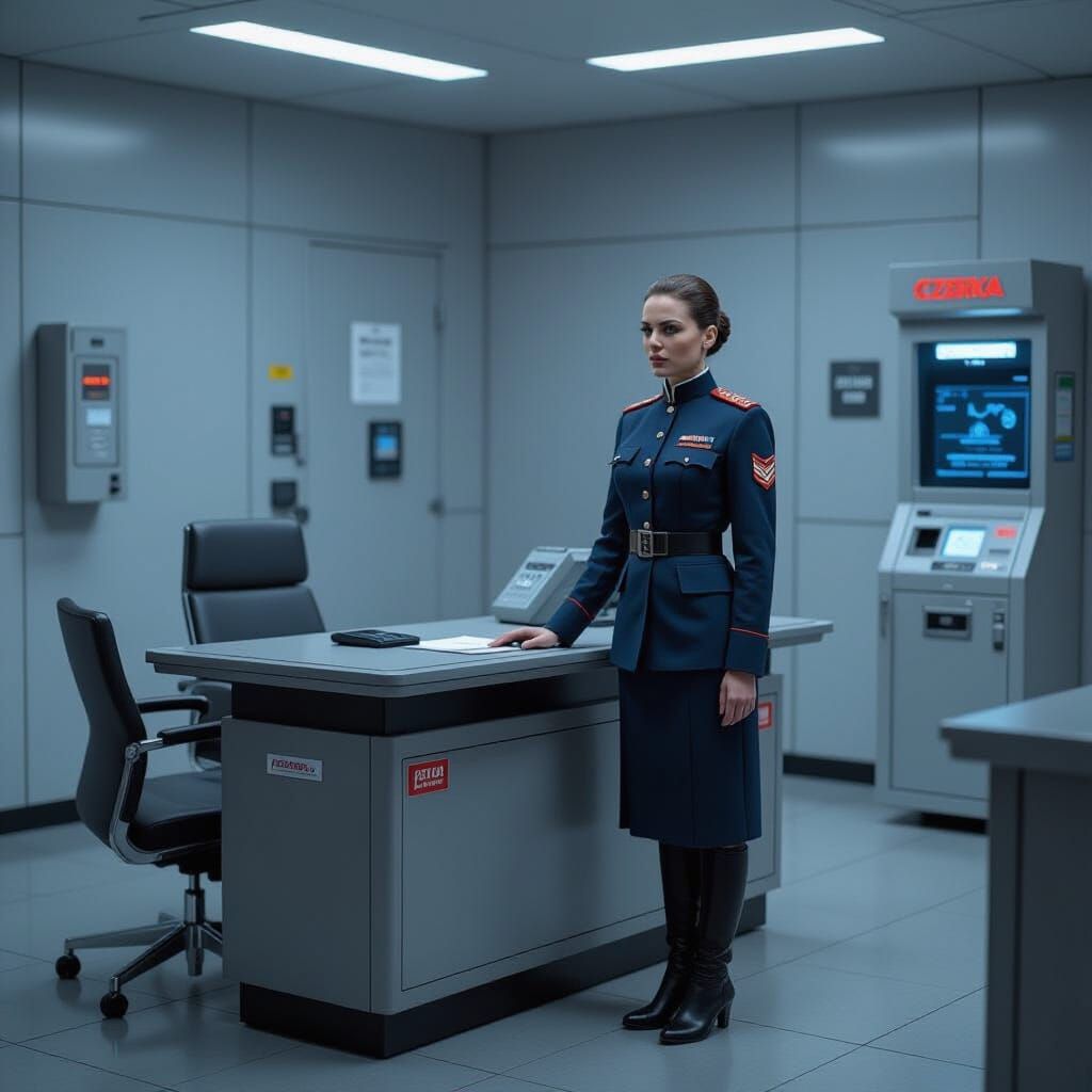 Czerka Corp Office on Tatooine in Dystopian Style