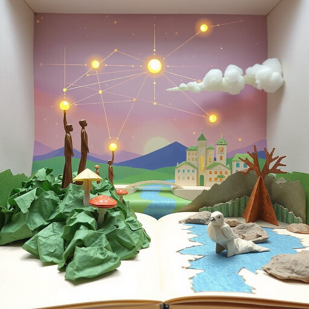 Vibrant Pop-Up City Emerges From Book Pages