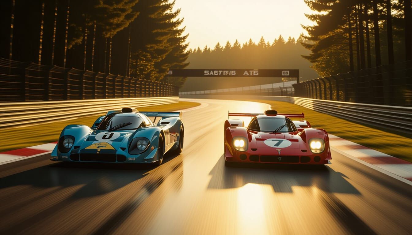 Porsche and Ferrari Race at Le Mans, Film Aesthetic