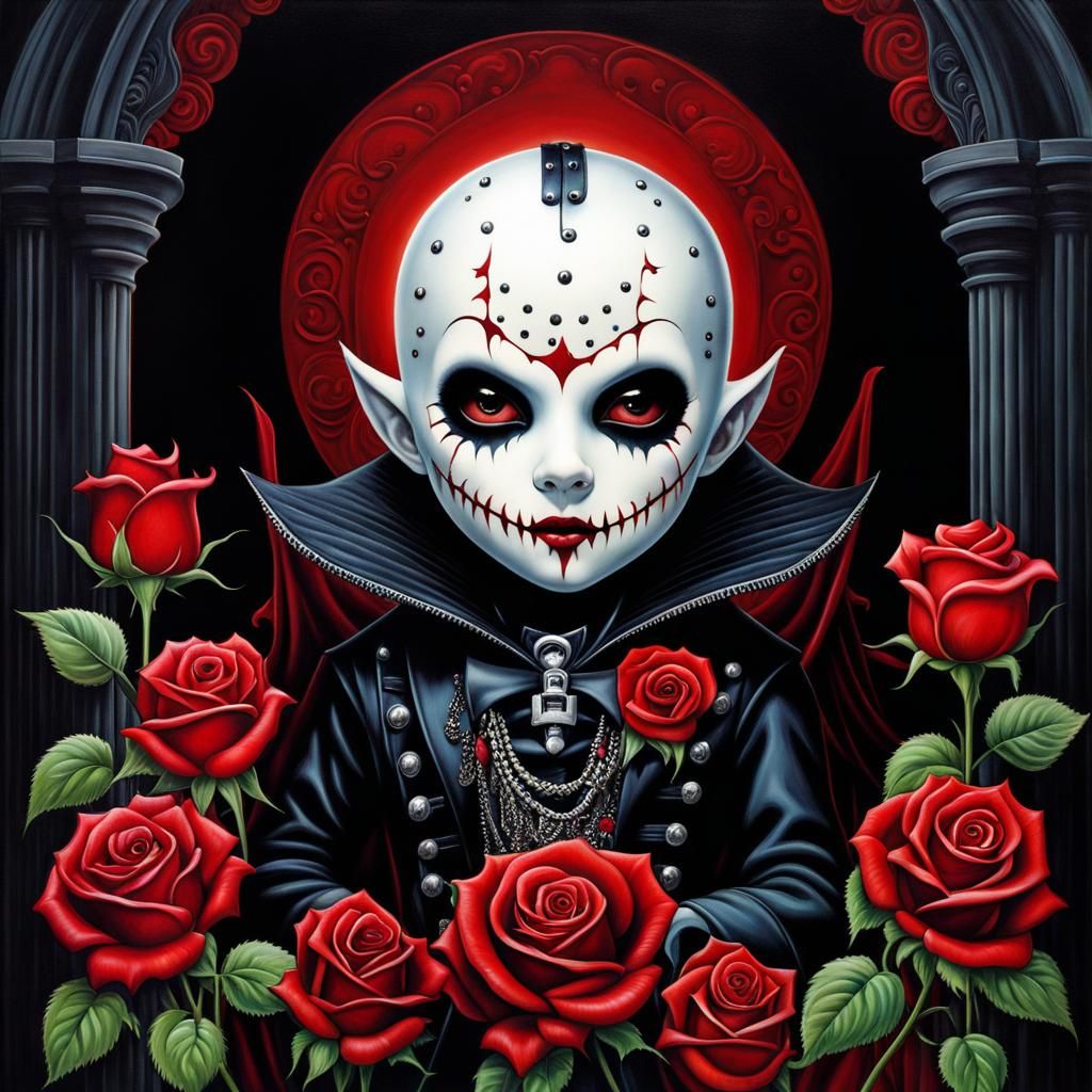 In the country of roses - the magic vampire