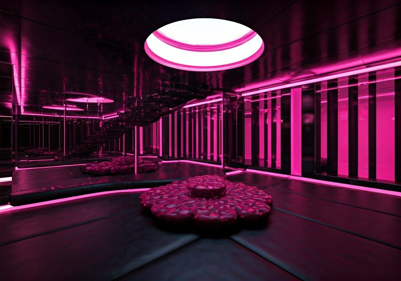 Schiaparelli Pink Space Age Living Room