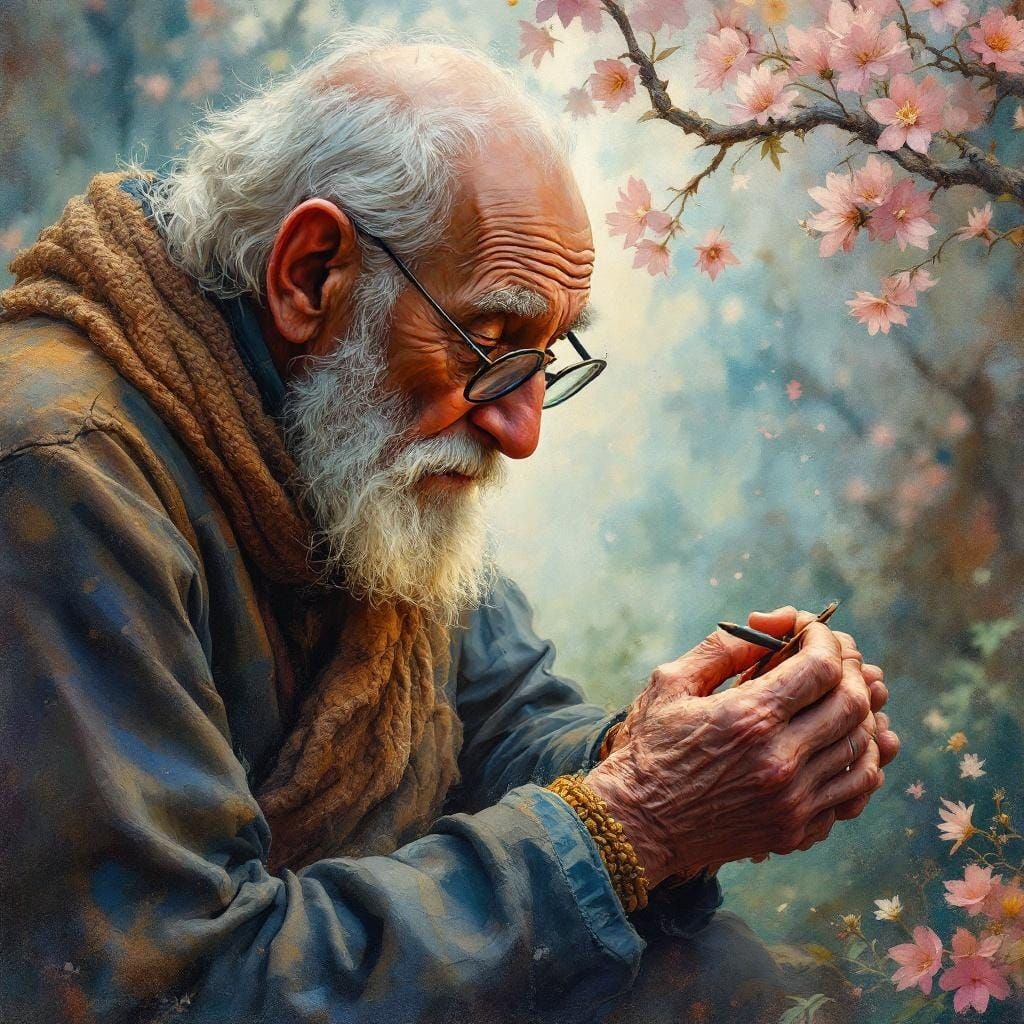 Clay Companion in Gouache Impressionist Style