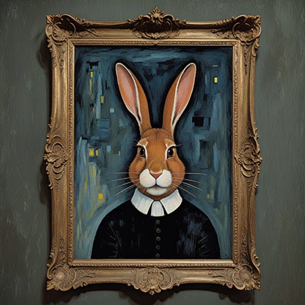 Mysterious Icon Pondering Emptiness in Modigliani Rothko Sty...