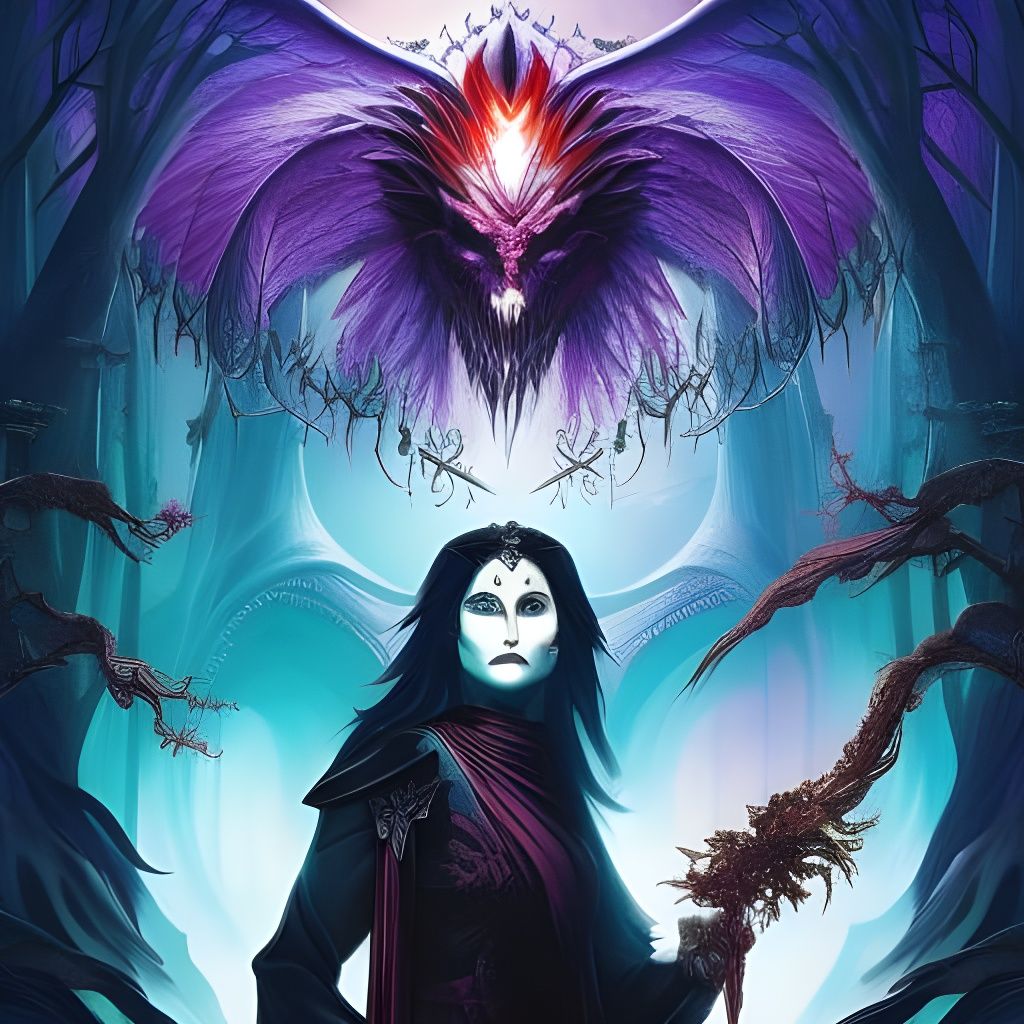 Demonic Love Story in Paris: A Digital Art Fantasy