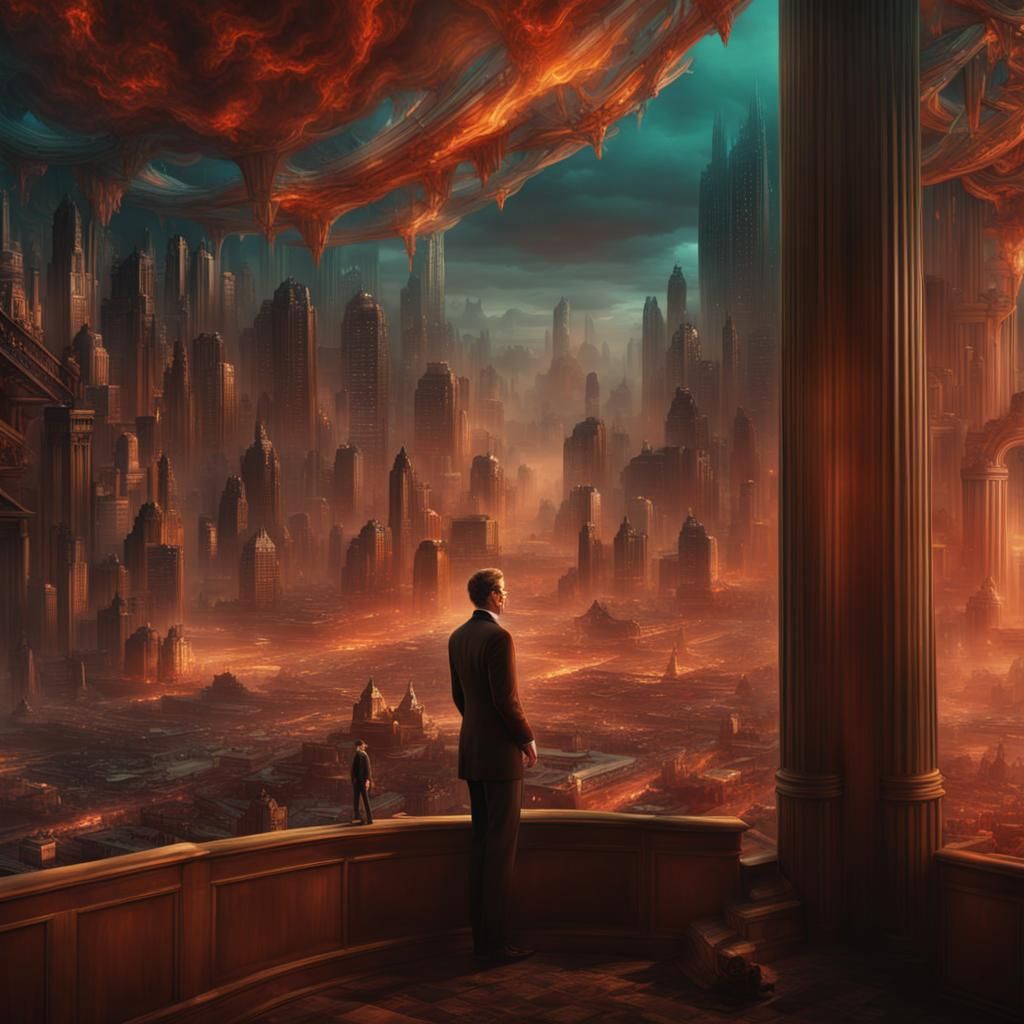 Epic Cinematic Scene with Masked Madmen