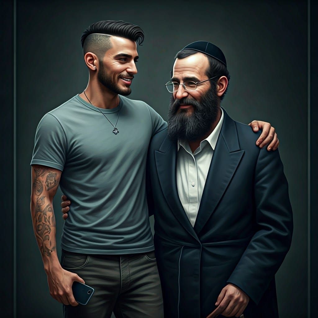 Friends in Deep Conversation: A Digital Matte Painting