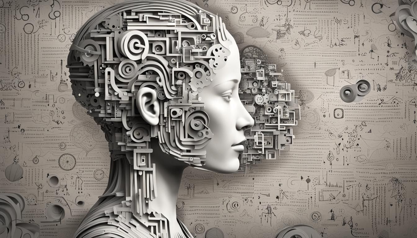 Information Overload: Data Stream Entering Open Head