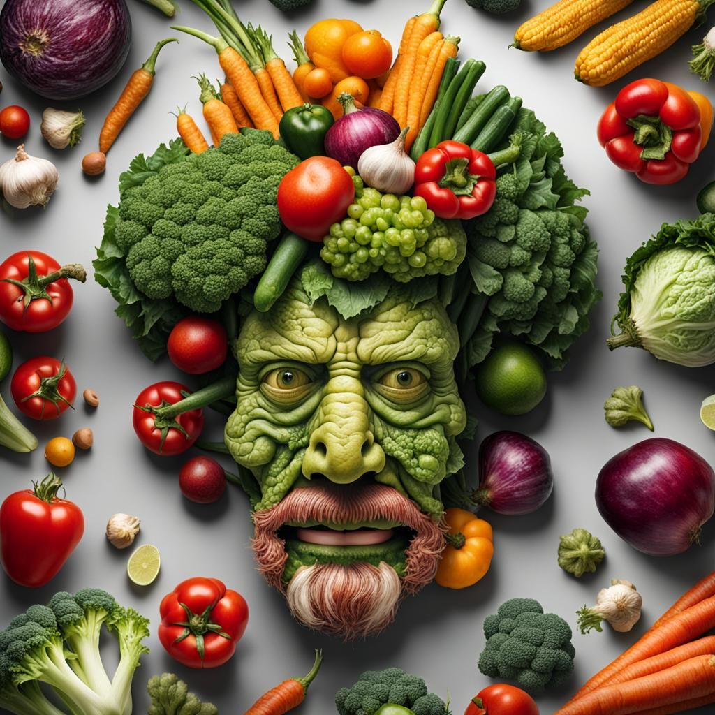 Vegetables face