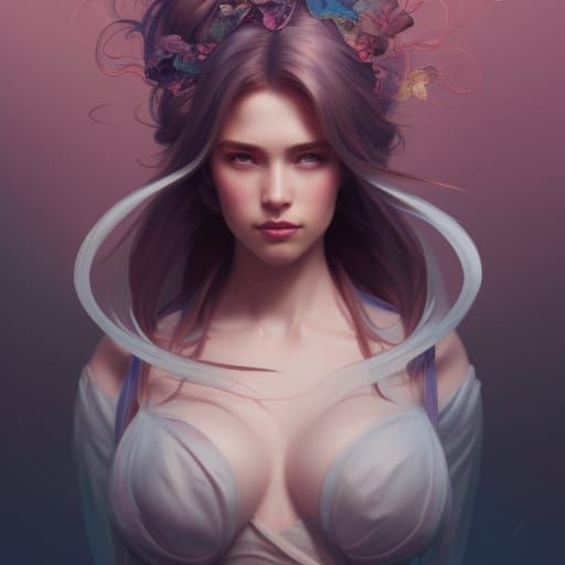 Enchanting Fairy Portrait with Dynamic Lighting